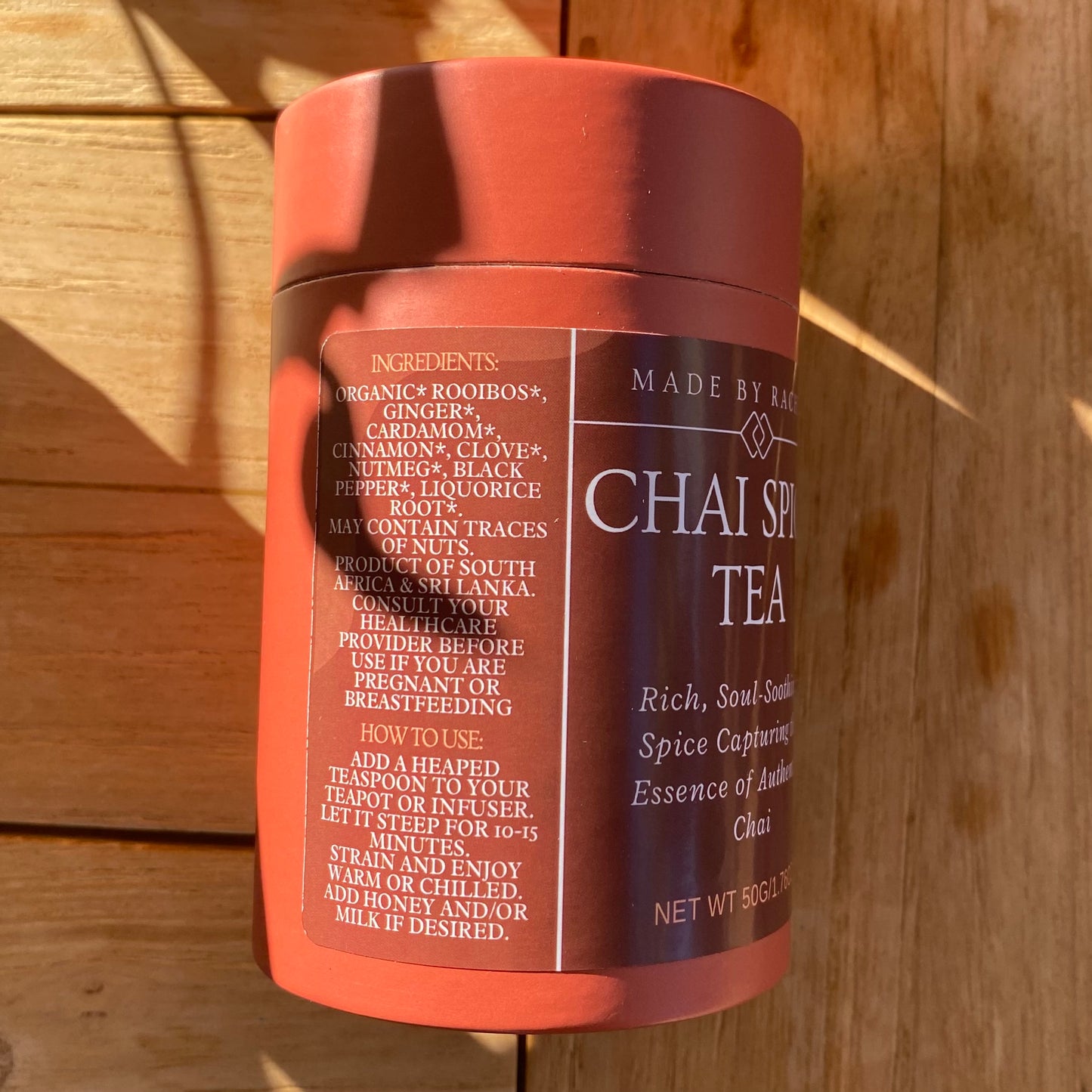 Caffeine-Free Chai Spice Tea: Organic Warmth and Wellness Blend