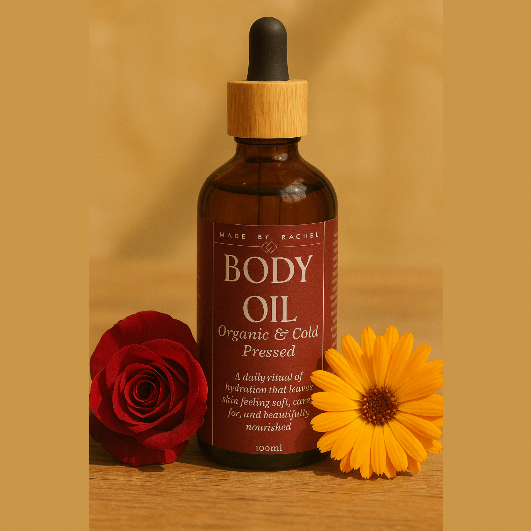 Organic Body Oil | Organic Cold Pressed Oil for Deep Hydration | Natural Body Oil for Dry Skin | Organic Hemp Oil